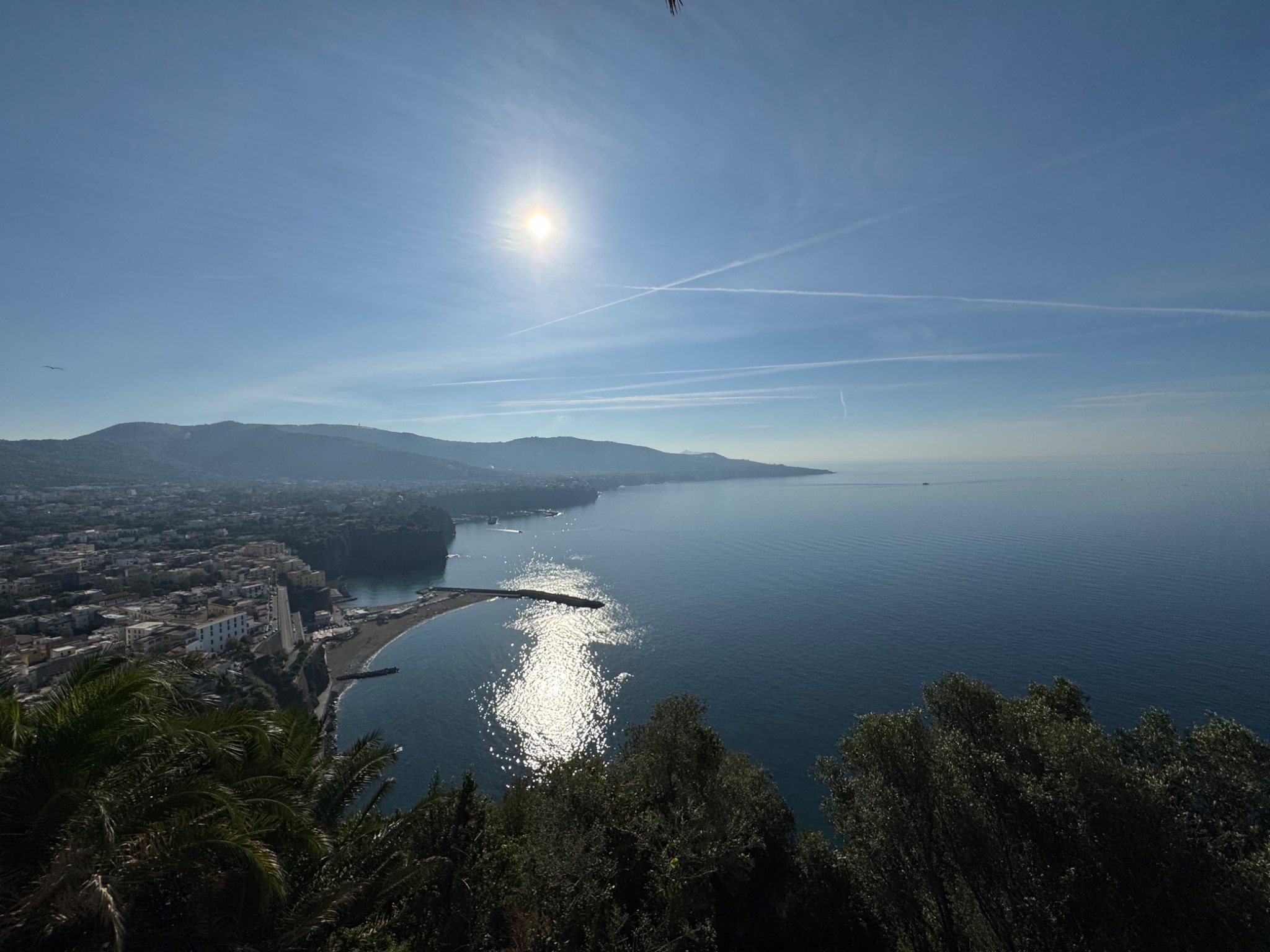 Amalfi Coast at sunset