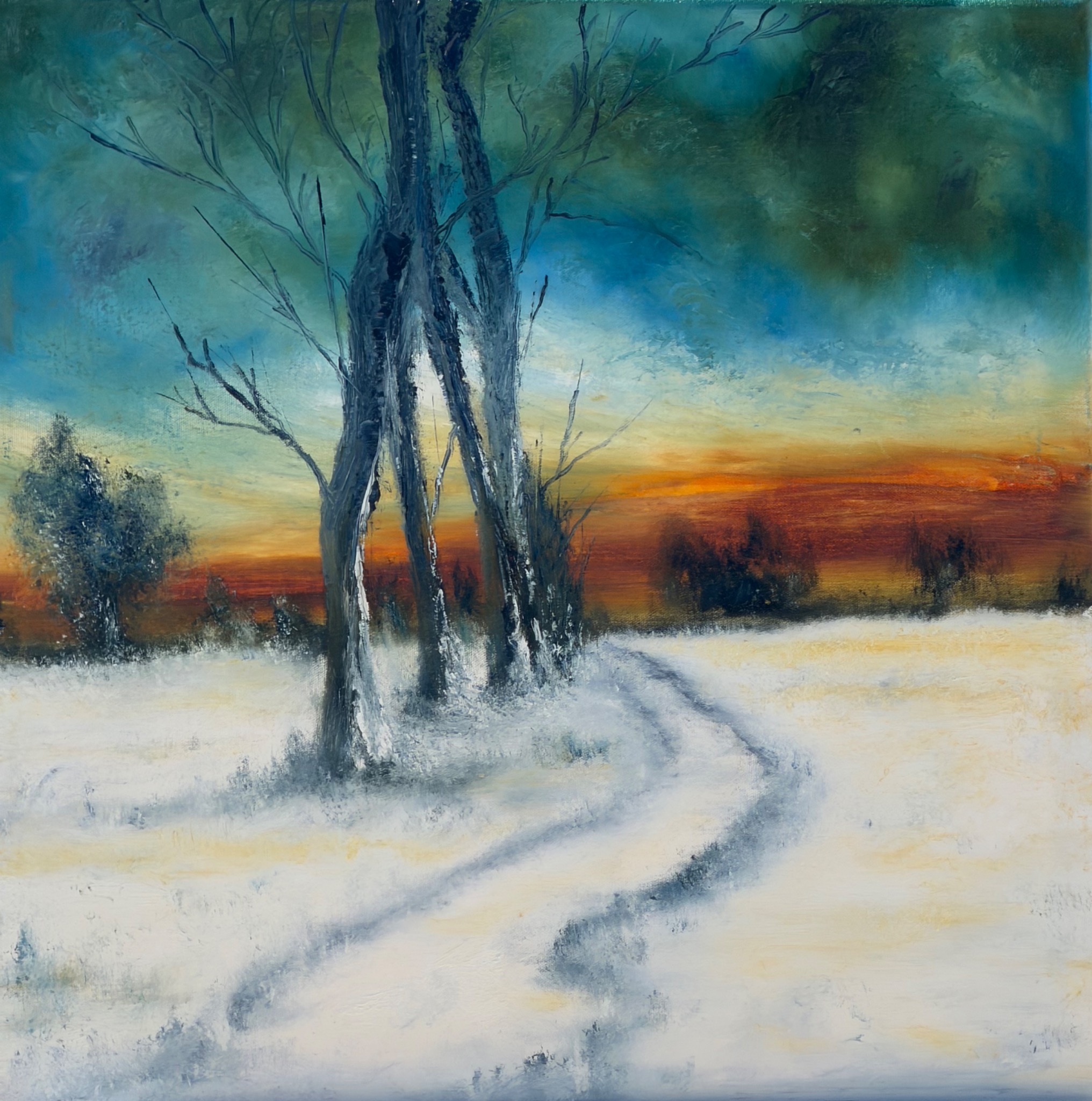 Winter's Walk by Mark A. Bradford